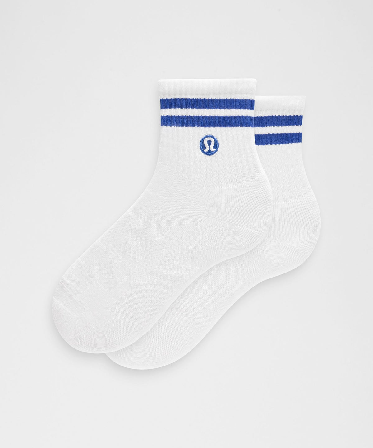 Unisex Daily Essential Quarter SocksStripe