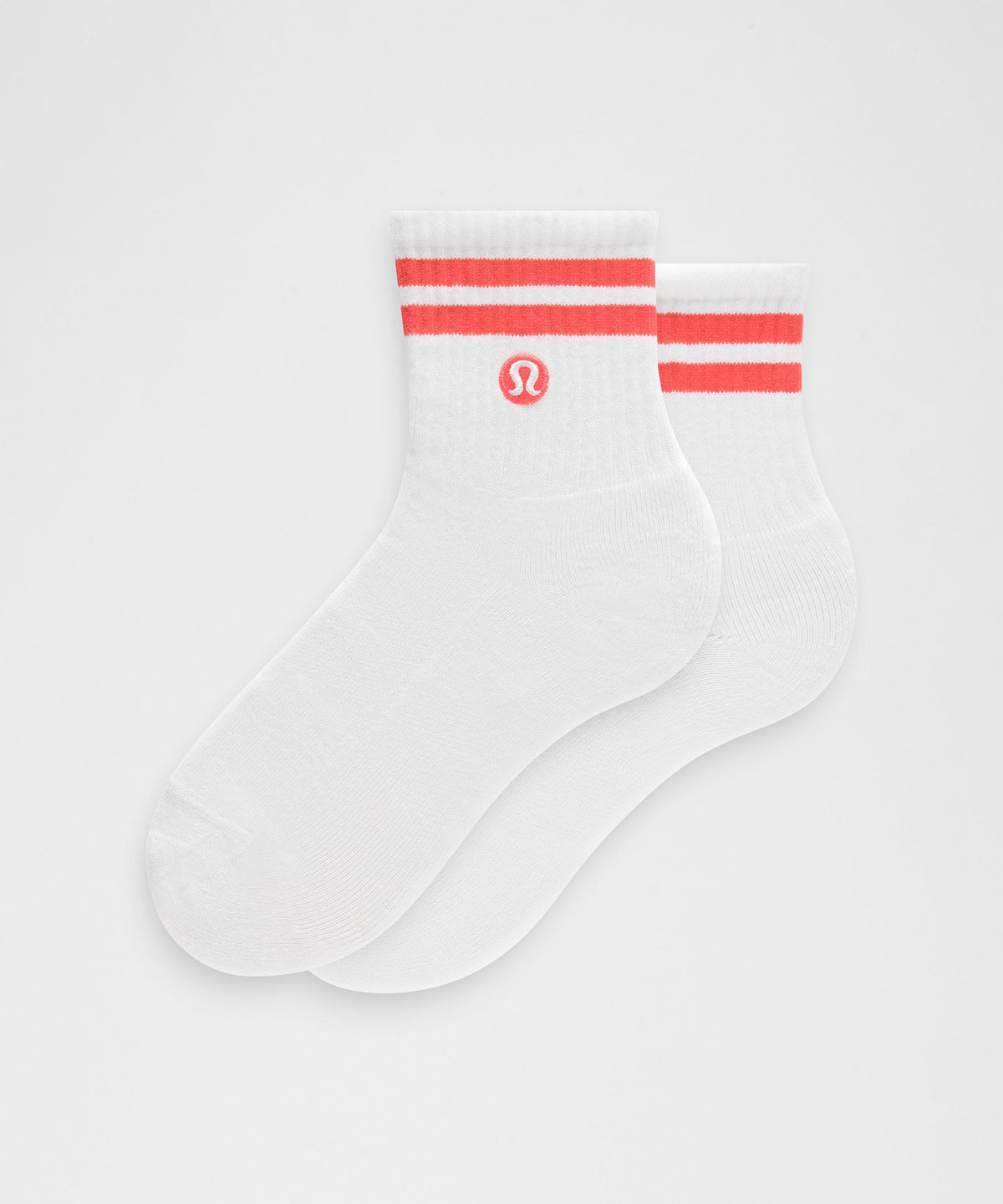 Unisex Daily Essential Quarter SocksStripe