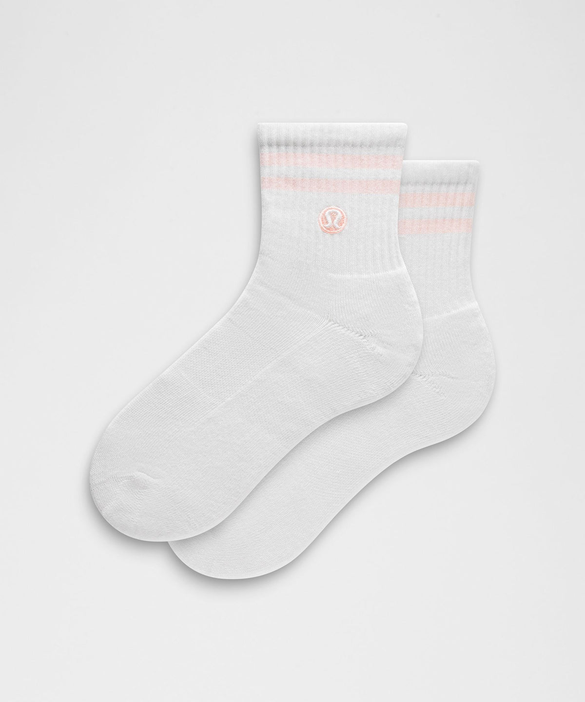 Unisex Daily Essential Quarter SocksStripe