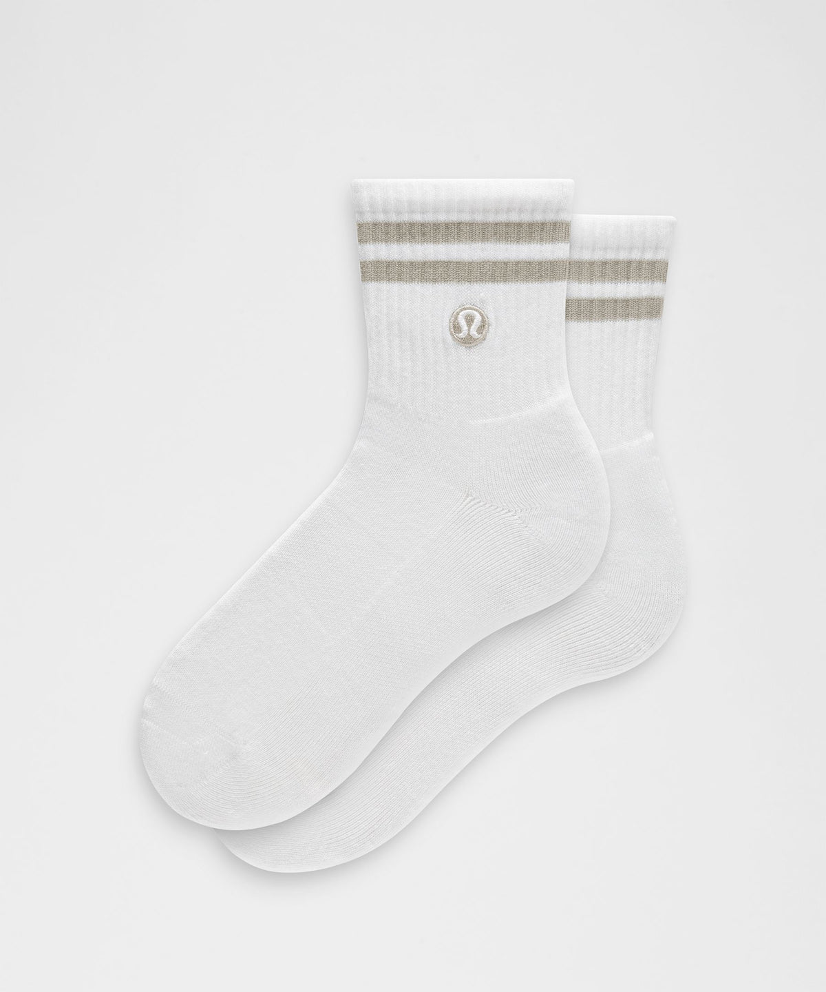 Unisex Daily Essential Quarter SocksStripe