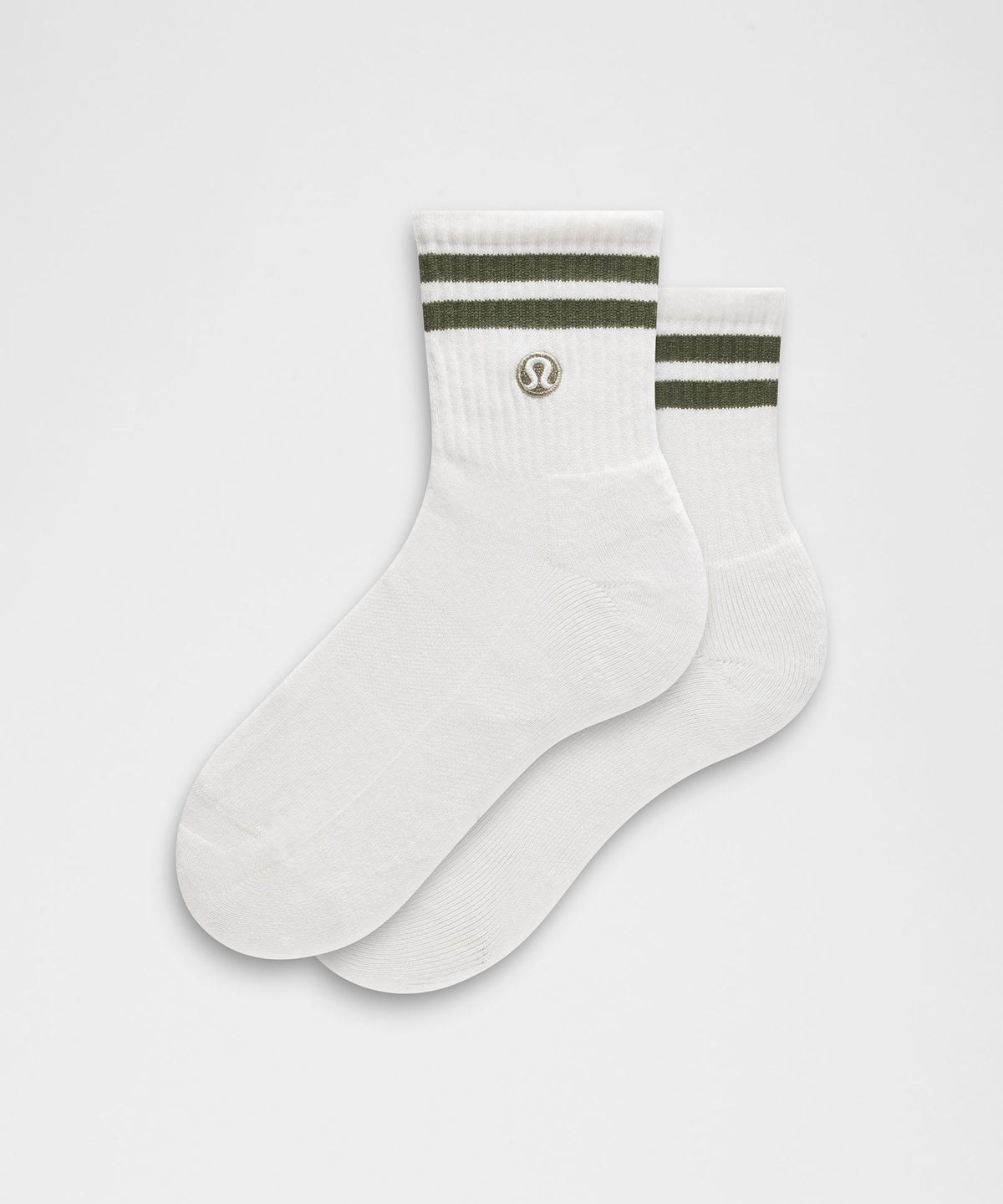 Unisex Daily Essential Quarter SocksStripe