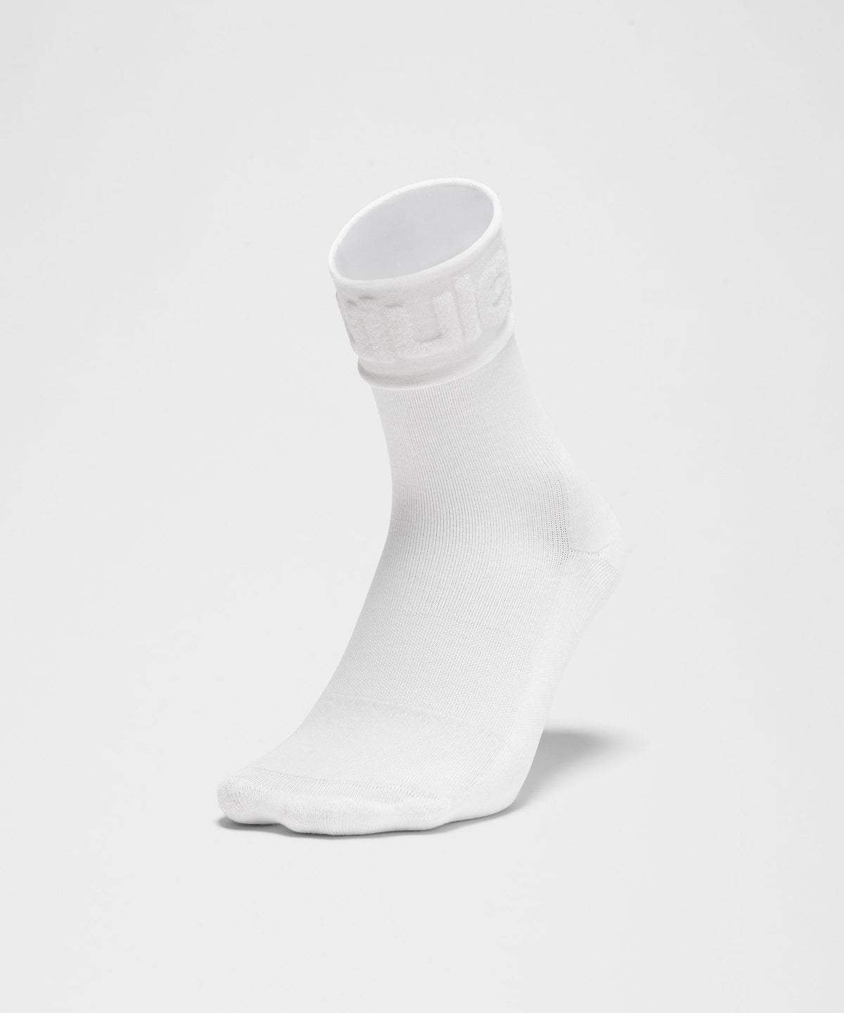 Unisex Fold-Over Terry Quarter Socks