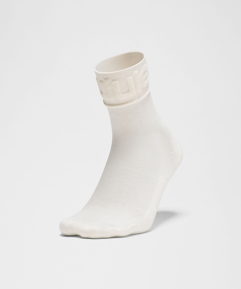 Unisex Fold-Over Terry Quarter Socks