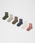 Unisex Daily Essential Quarter Socks6 Pack