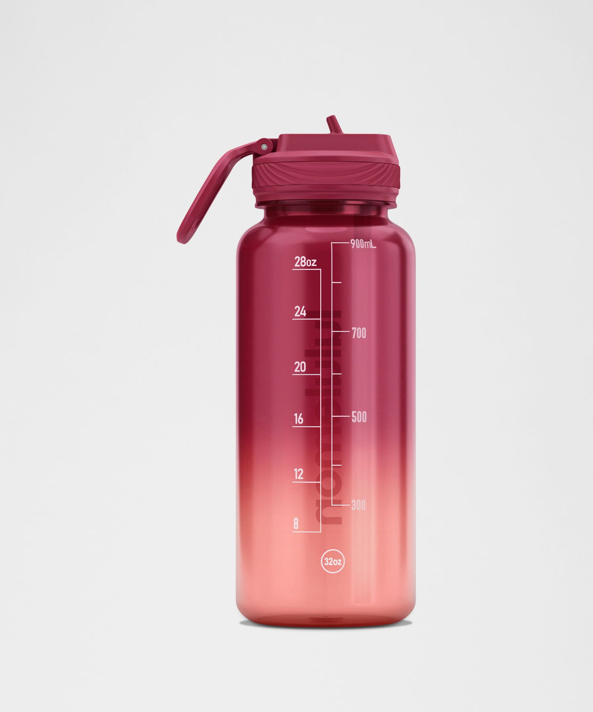 Back To Life Clear Bottle 32oz Straw LidOmbre