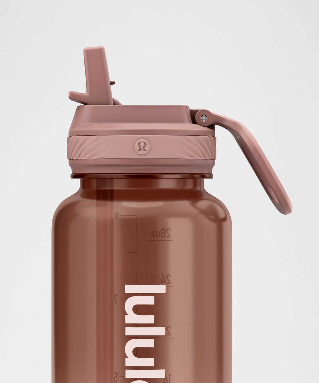 Back To Life Clear Bottle 32oz Straw LidOmbre