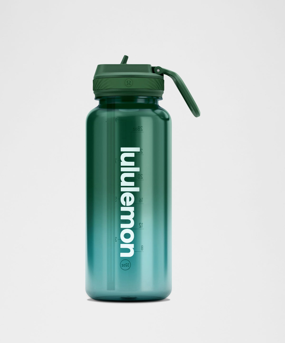 Back To Life Clear Bottle 32oz Straw LidOmbre