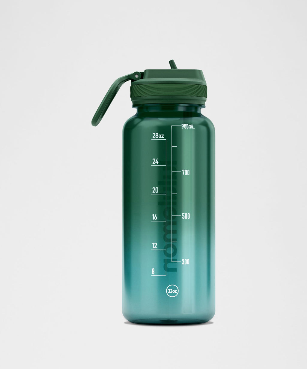 Back To Life Clear Bottle 32oz Straw LidOmbre