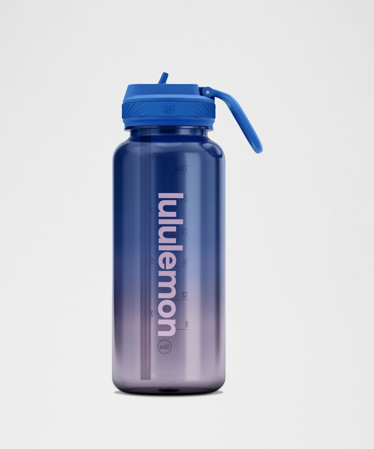 Back To Life Clear Bottle 32oz Straw LidOmbre