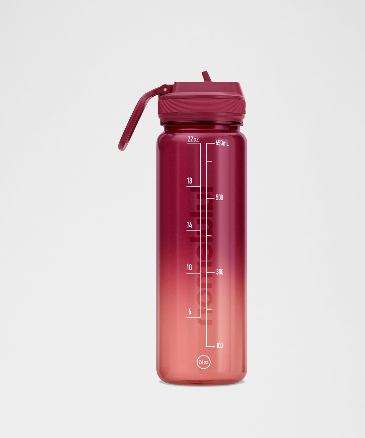 Back to Life Clear Bottle 24ozStraw Lid