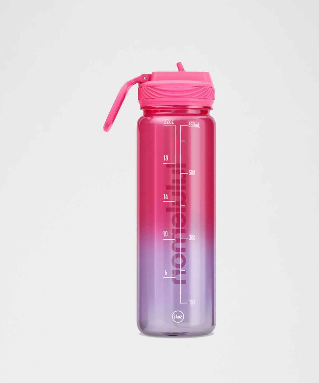 Back to Life Clear Bottle 24ozStraw Lid