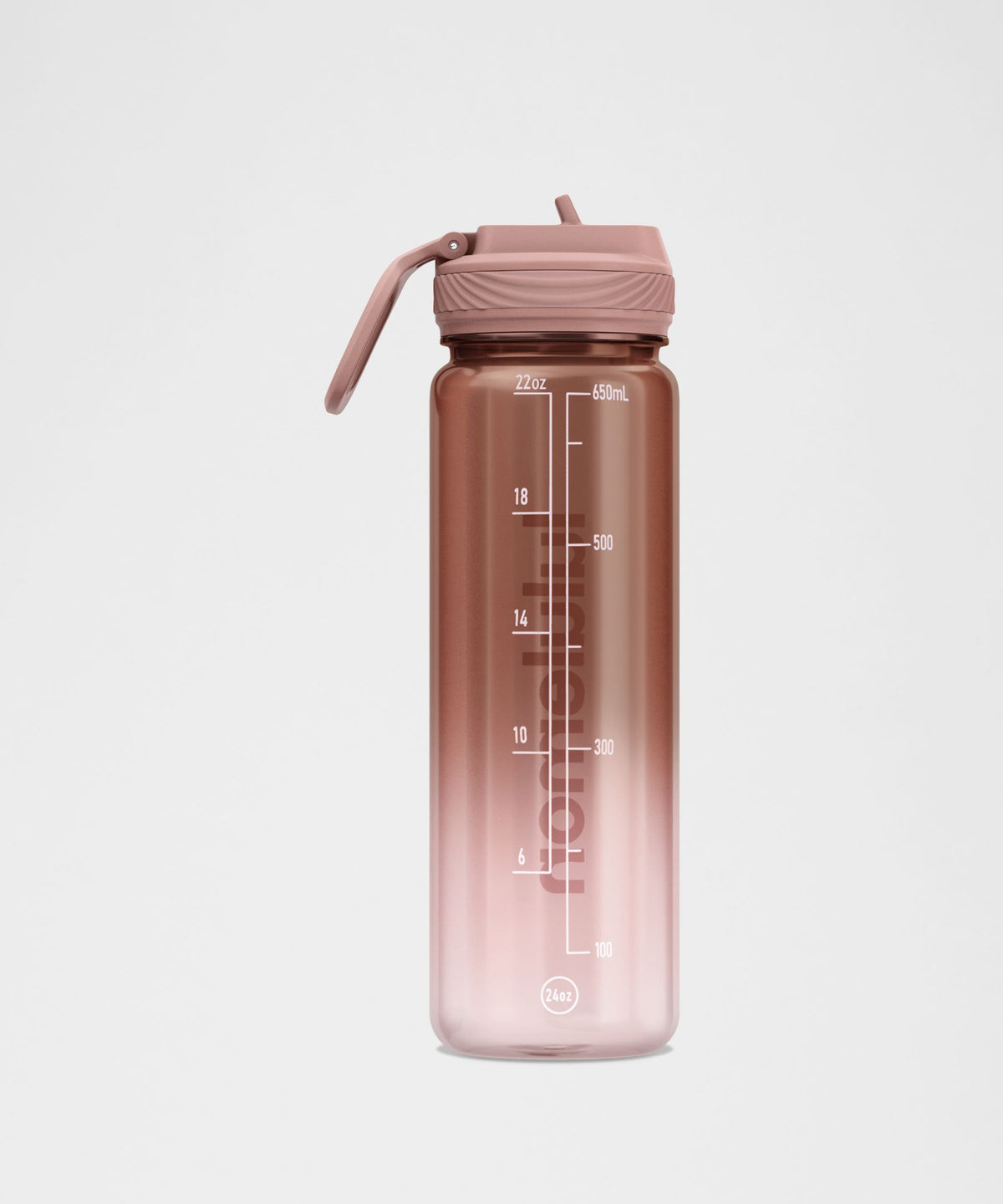 Back to Life Clear Bottle 24ozStraw Lid