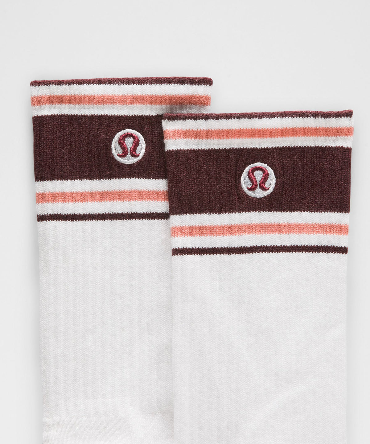 Unisex Daily Essential Crew SocksRetro Stripe