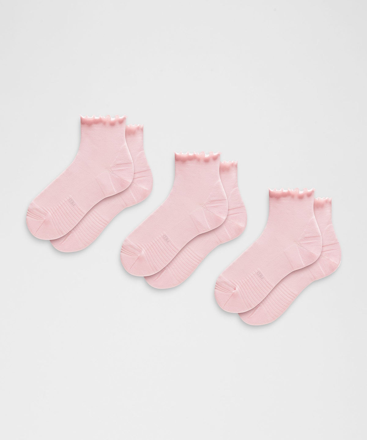 Unisex Power Stride Ankle Socks 3 PackLettuce Edge