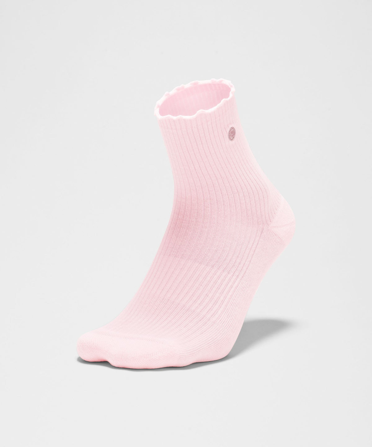 Unisex Lettuce Edge Quarter Socks