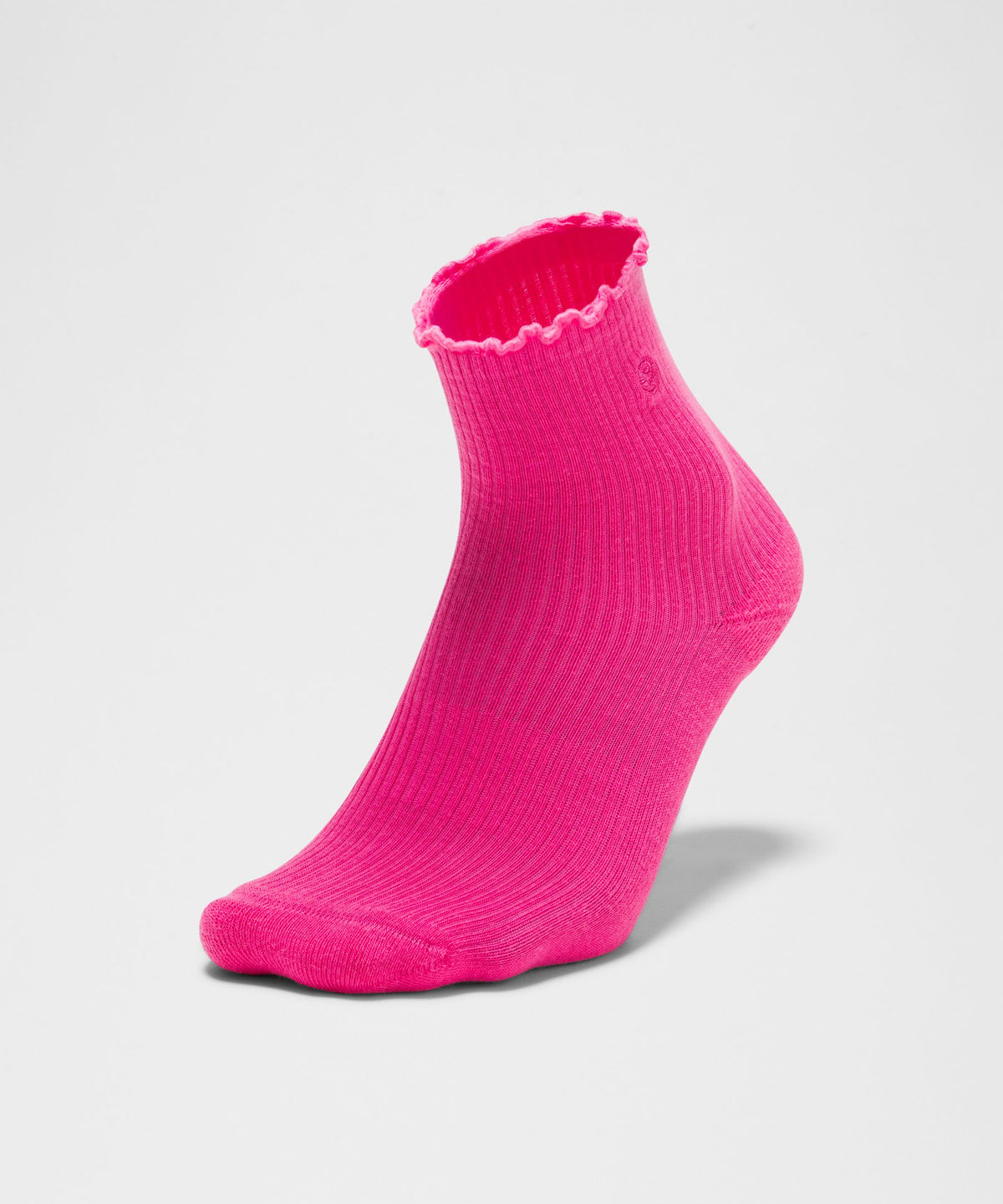 Unisex Lettuce Edge Quarter Socks