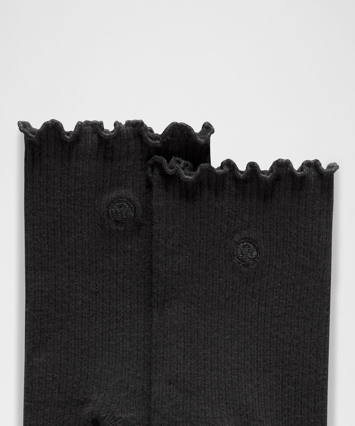 Unisex Lettuce Edge Quarter Socks3 Pack