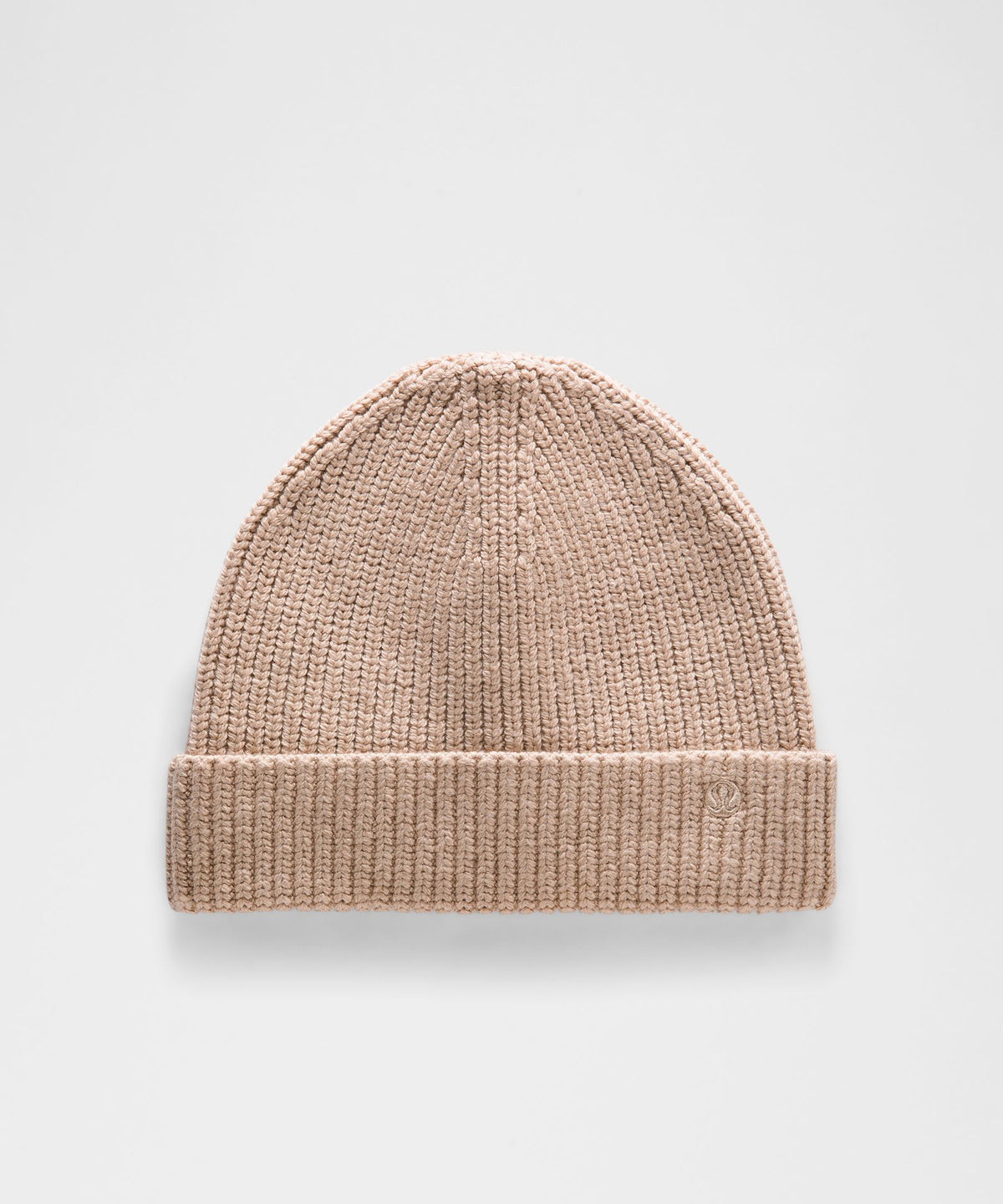 Close-Fit Wool-Blend Ribbed Knit BeanieEmbroidered Logo