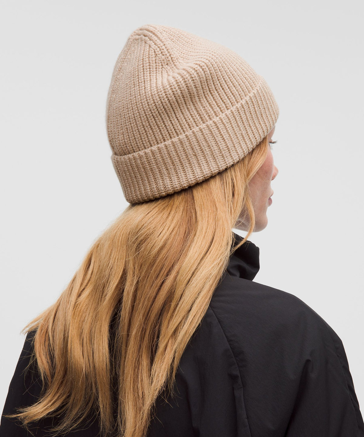 Close-Fit Wool-Blend Ribbed Knit BeanieEmbroidered Logo