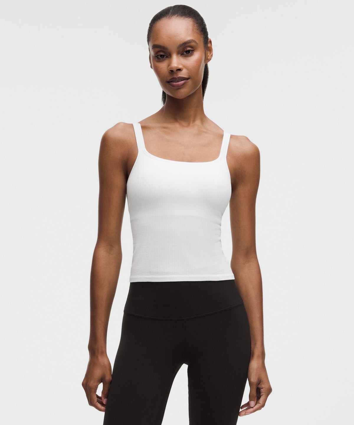 Ebb to Street Scoop-Neck Cropped Tank TopLight Support, B/C Cup
