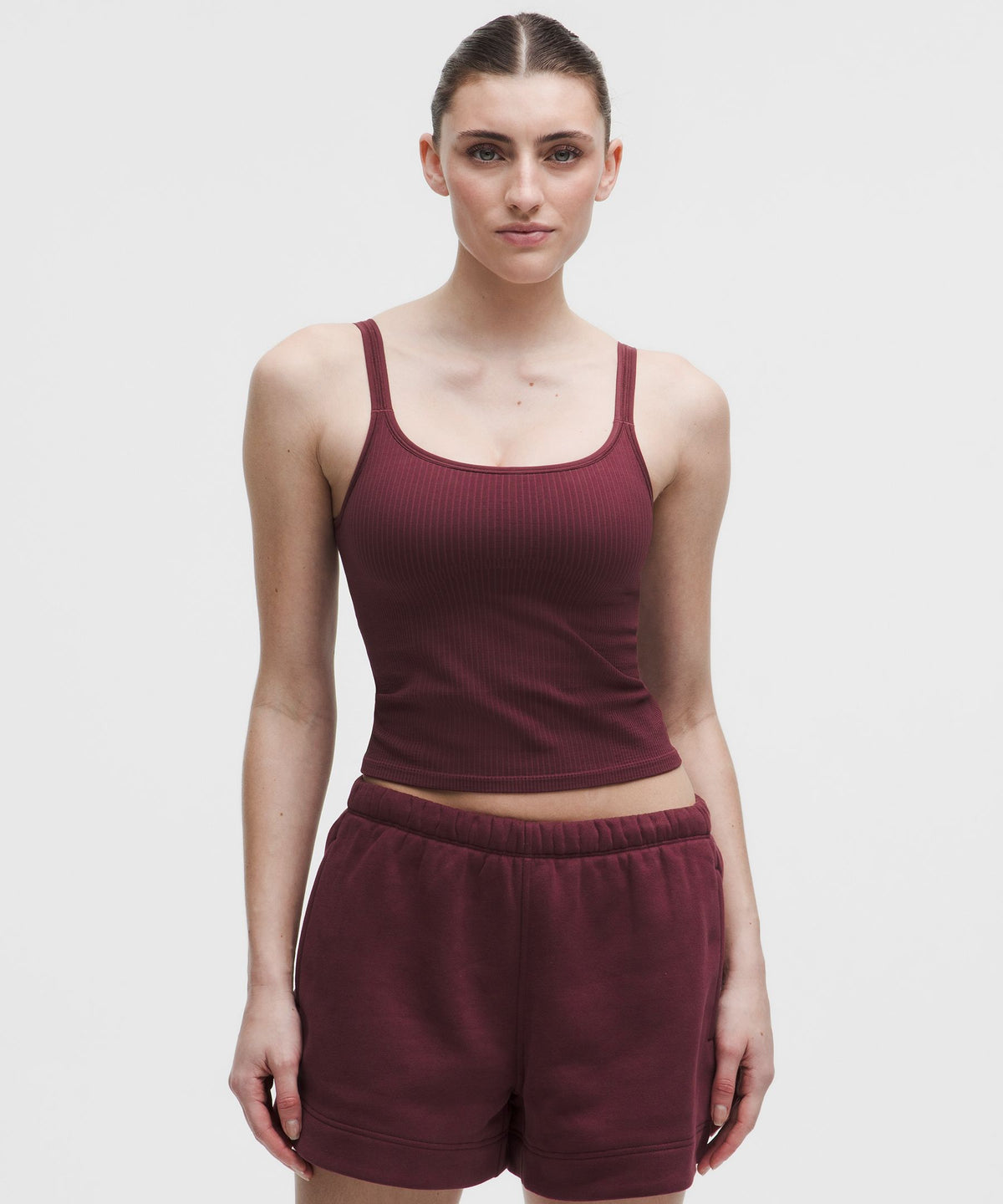 Ebb to Street Scoop-Neck Cropped Tank TopLight Support, B/C Cup