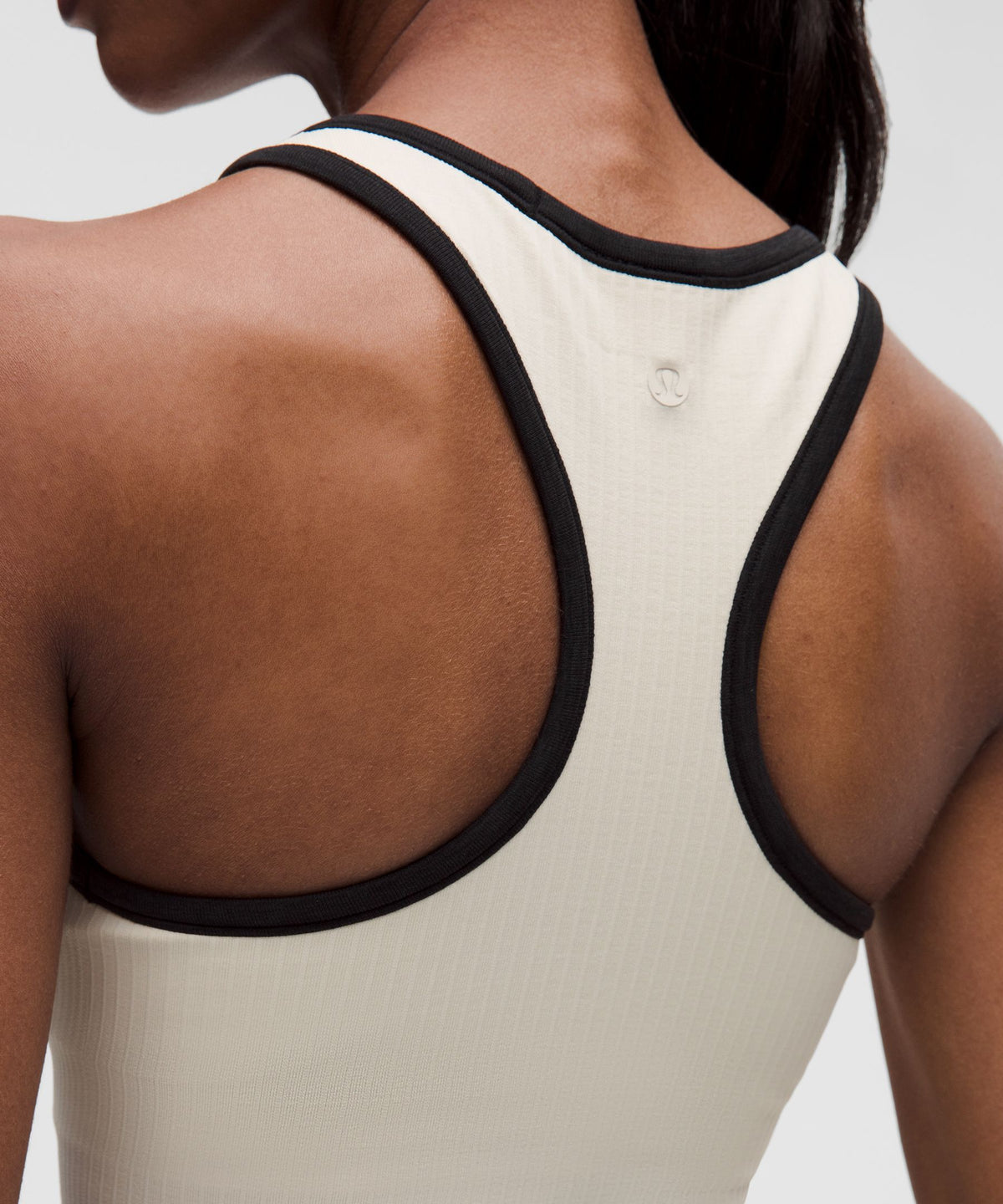 Ebb to Street Cropped Racerback Tank TopContrast