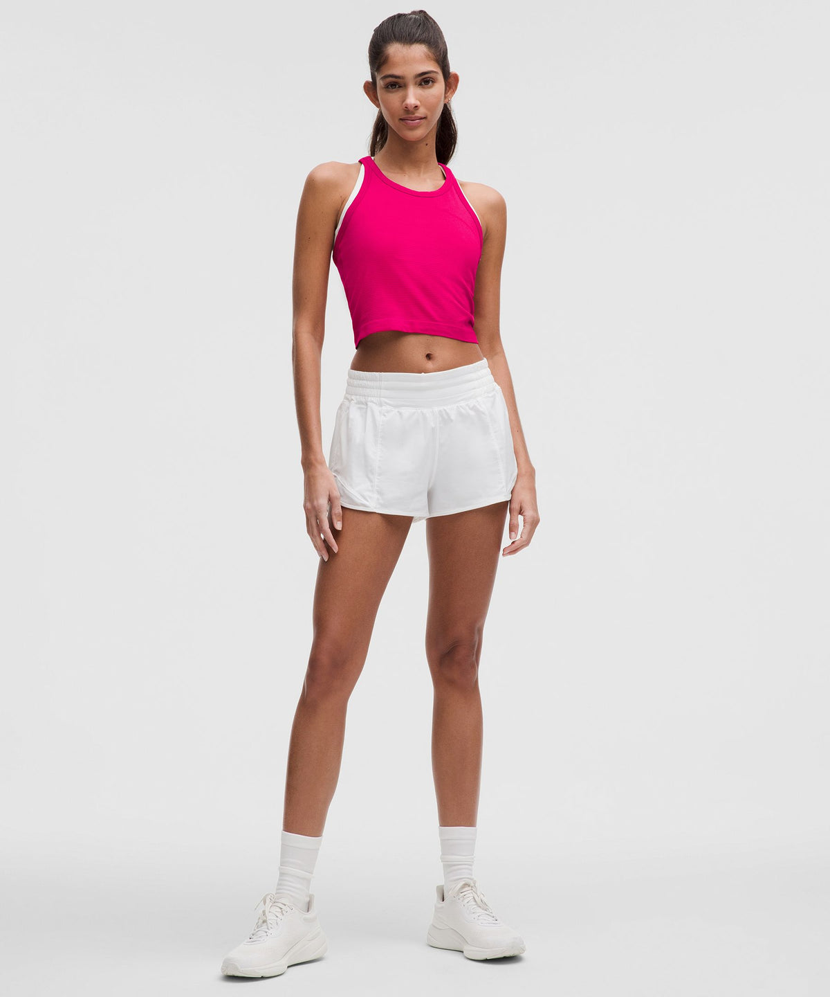 Swiftly Tech Cropped Racerback Tank Top 2.0