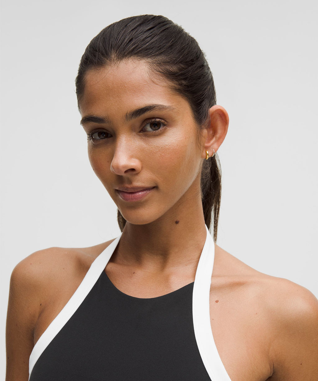 Nulu Cropped Halter Tank TopLight Support, A/B Cup
