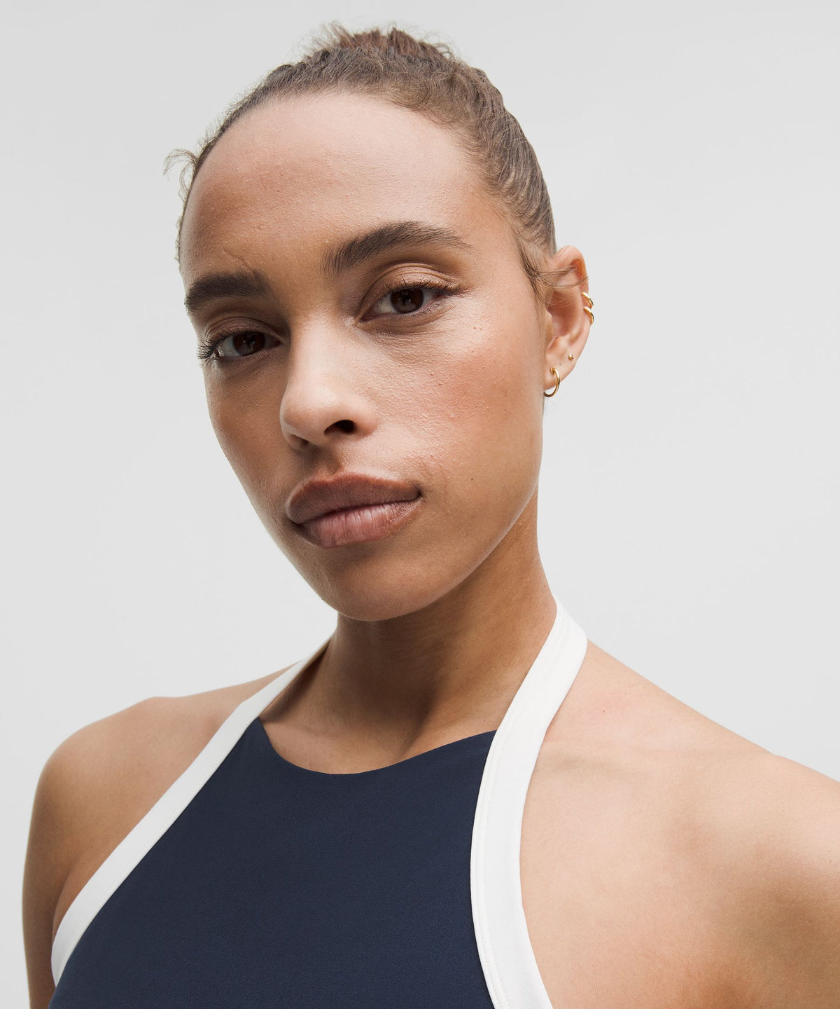 Nulu Cropped Halter Tank TopLight Support, A/B Cup