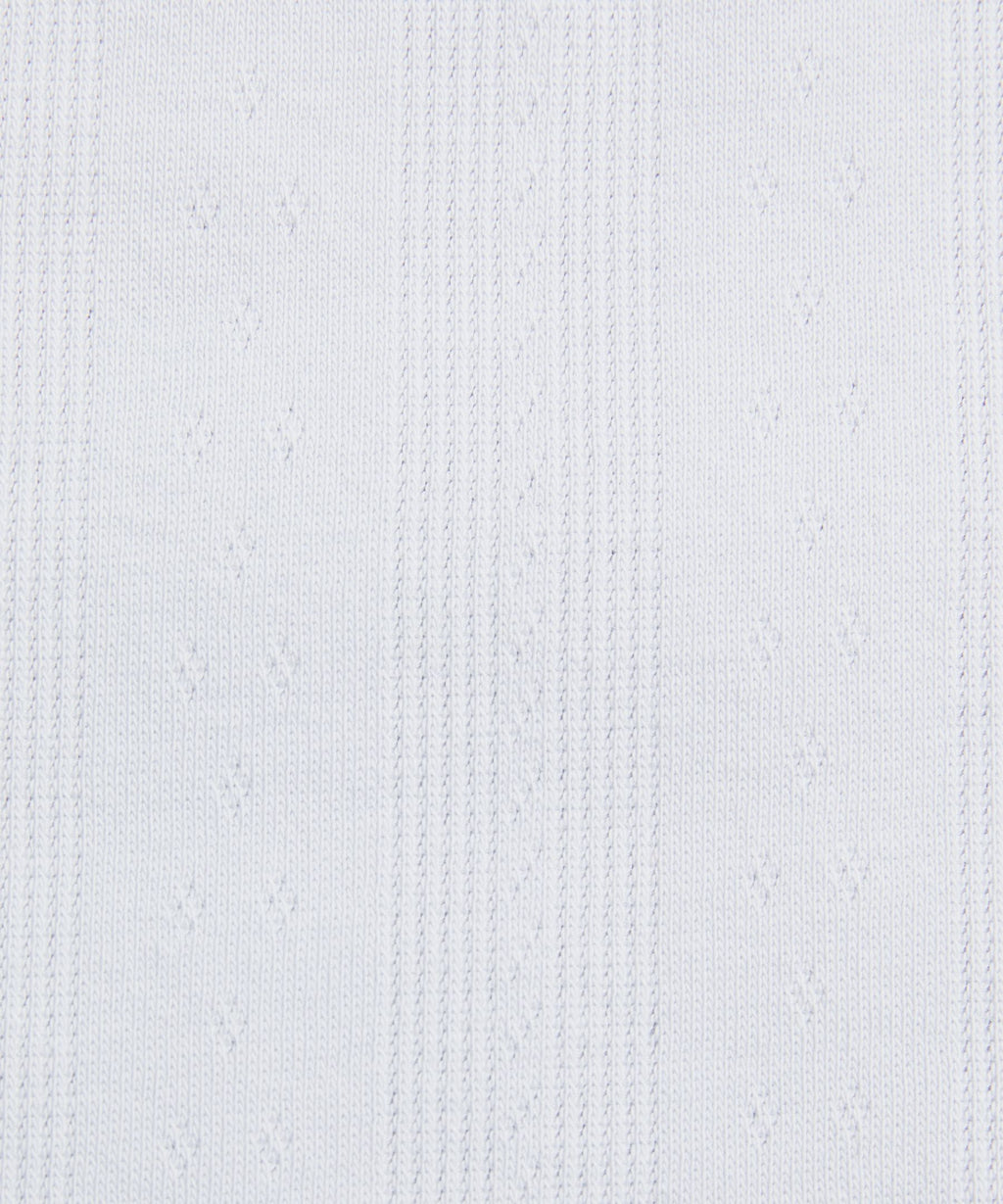 Cotton Pointelle Cropped Cami Tank Top