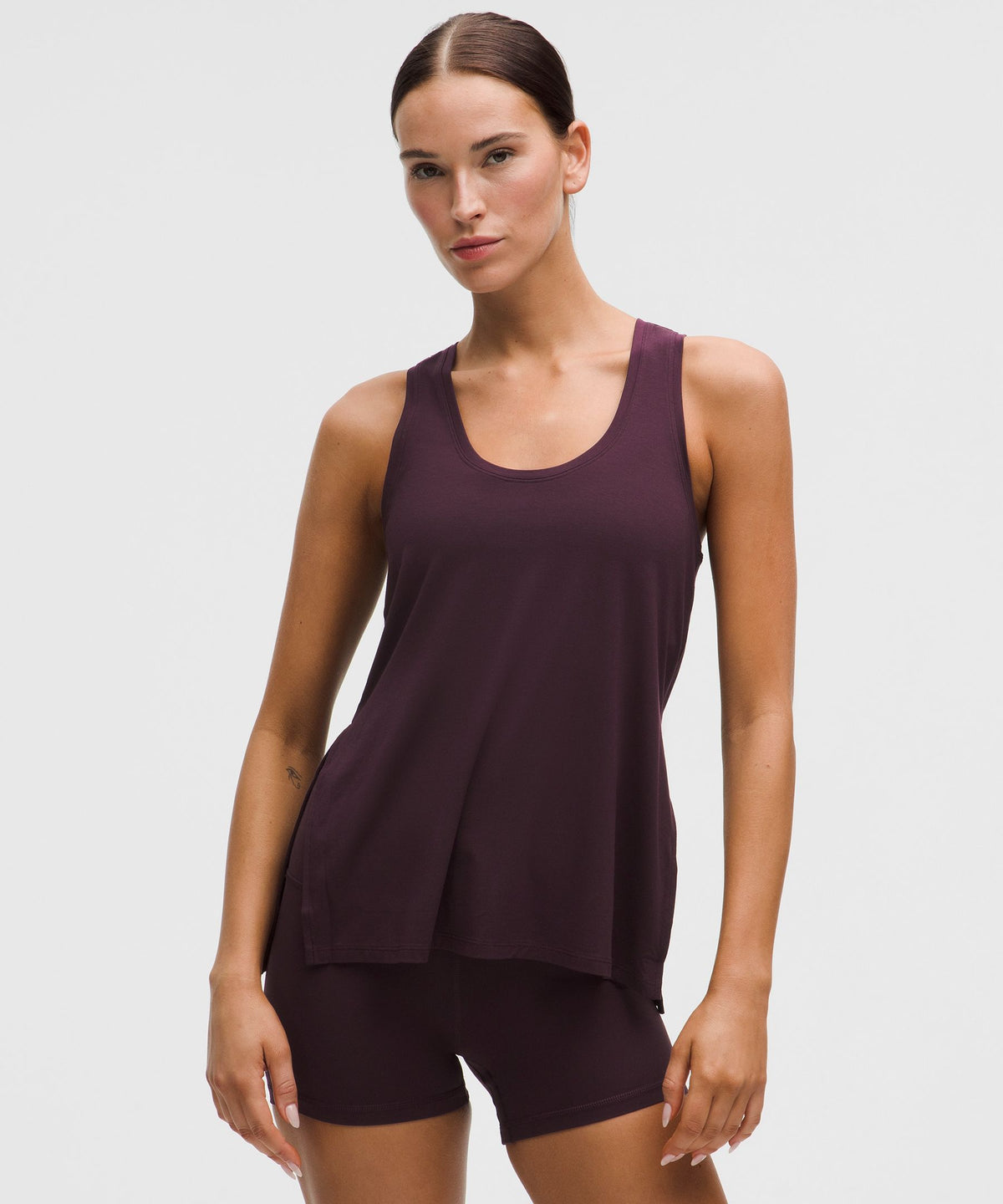 SilkyAppeal Side-Slit Tank Top