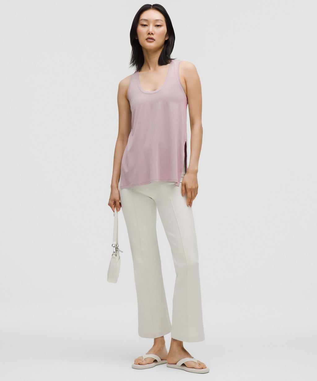 SilkyAppeal Side-Slit Tank Top