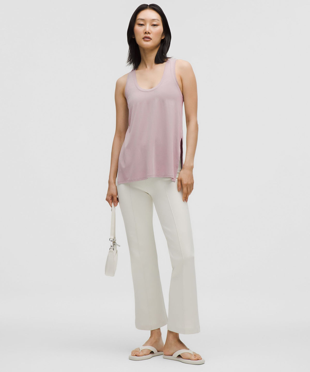 SilkyAppeal Side-Slit Tank Top