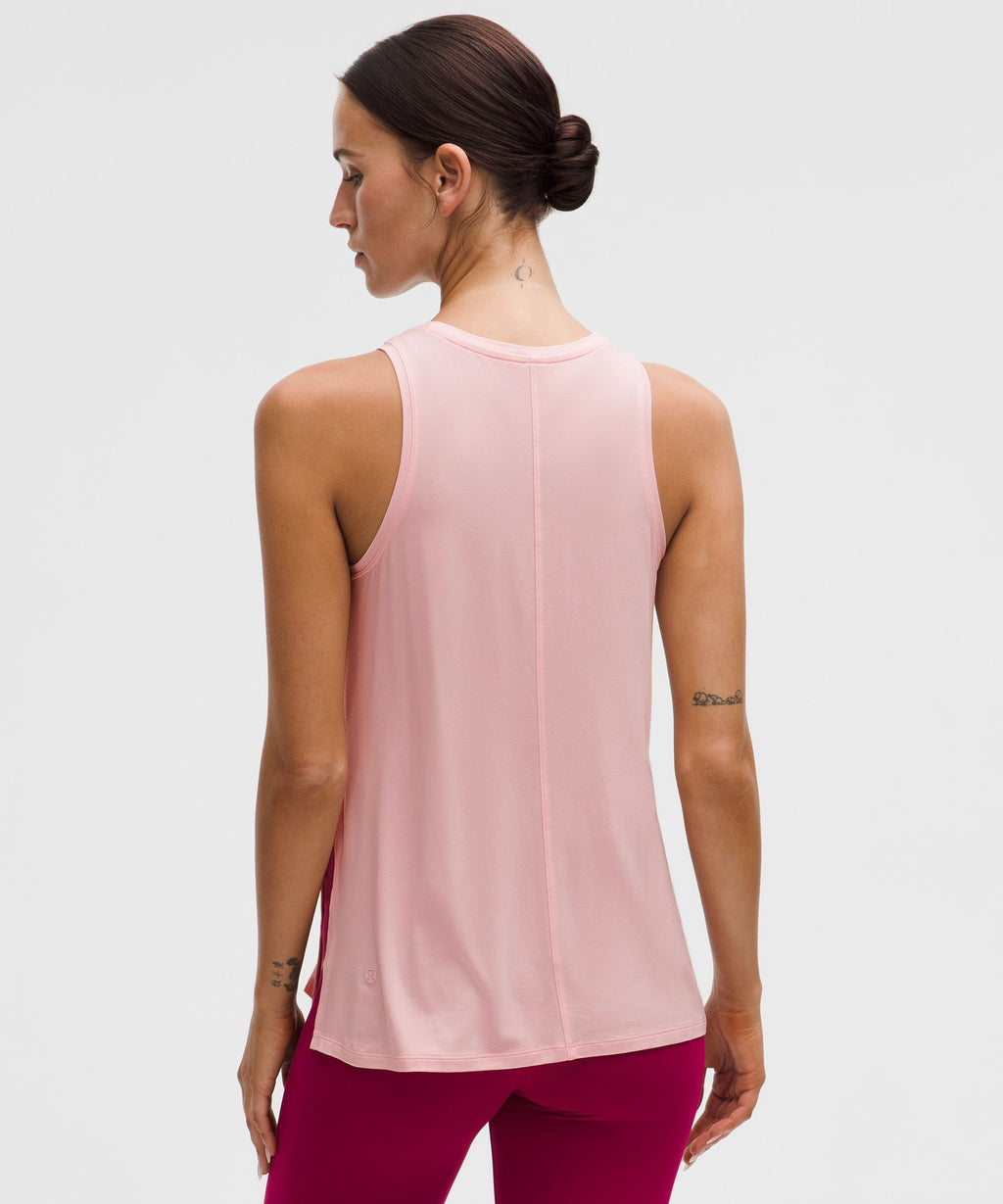SilkyAppeal Side-Slit Tank Top
