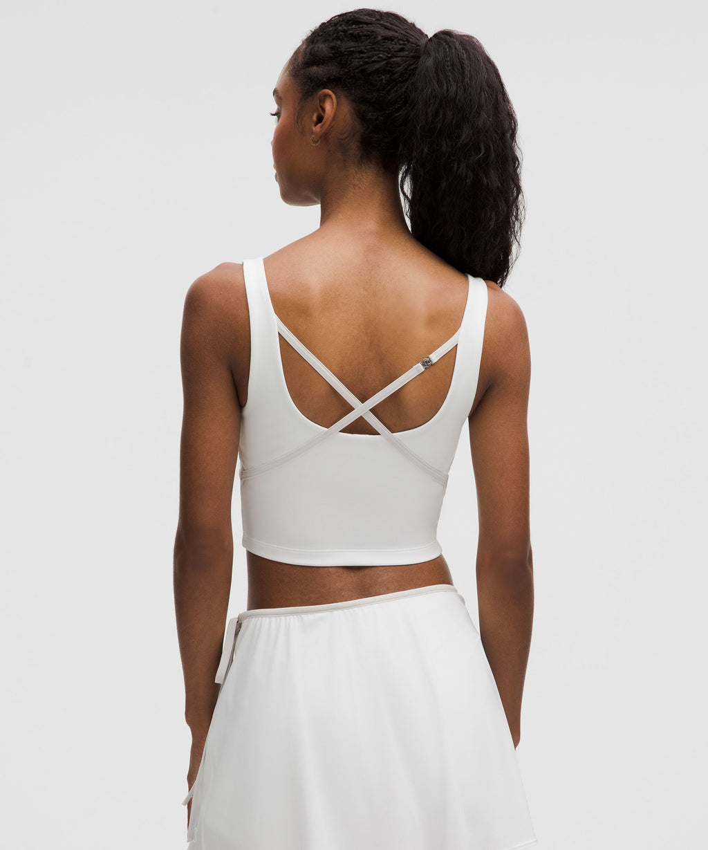 Thin-Strap Tennis Tank TopMedium Support, B/C Cup