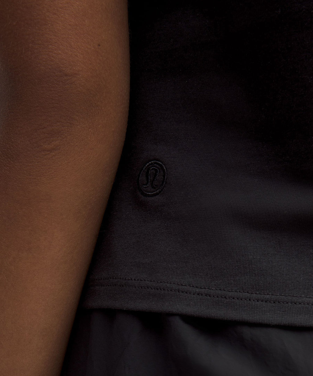 Organic Cotton High-Neck Ringer Tank Top