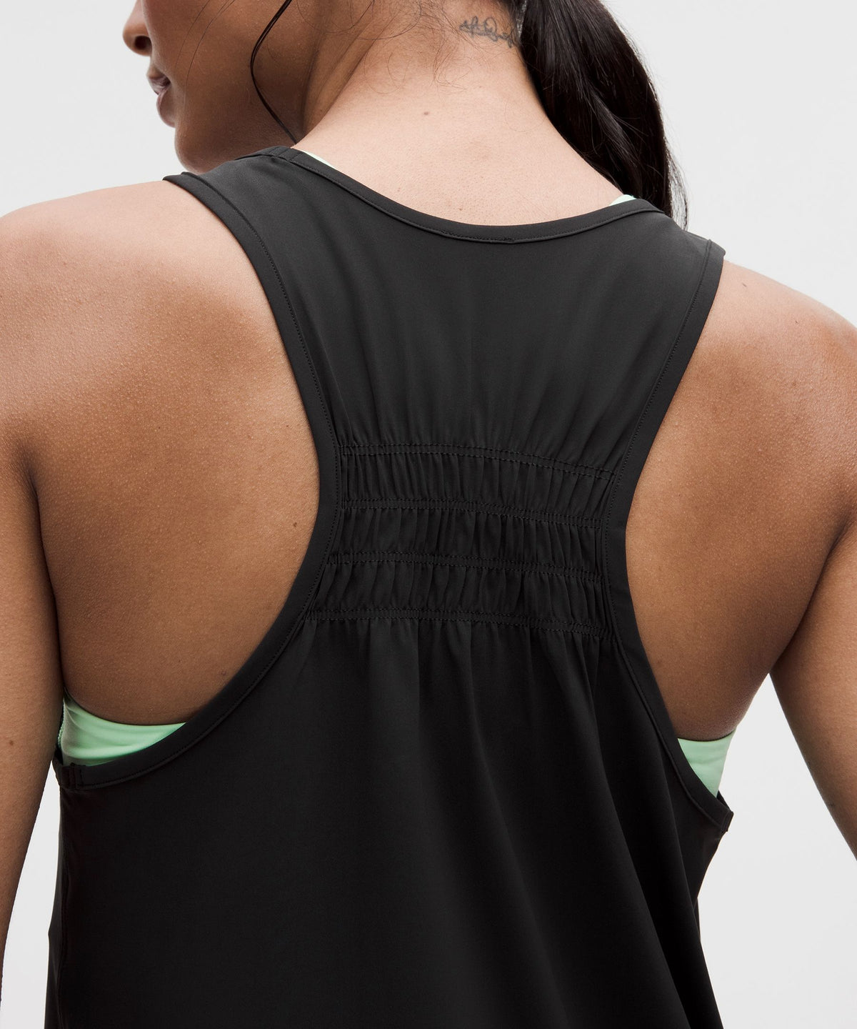 Ruched Racerback Tank Top