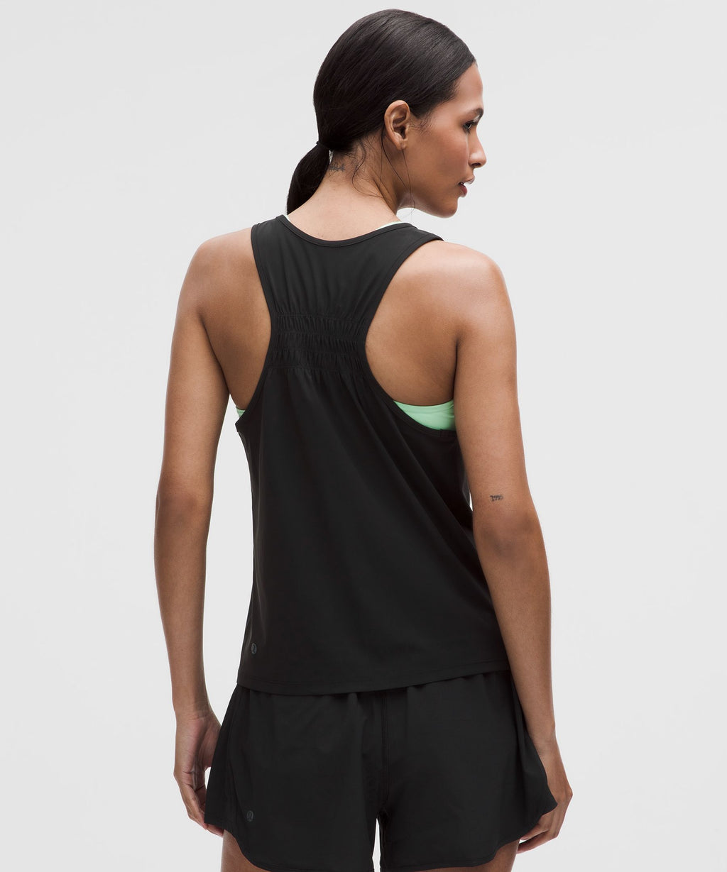 Ruched Racerback Tank Top