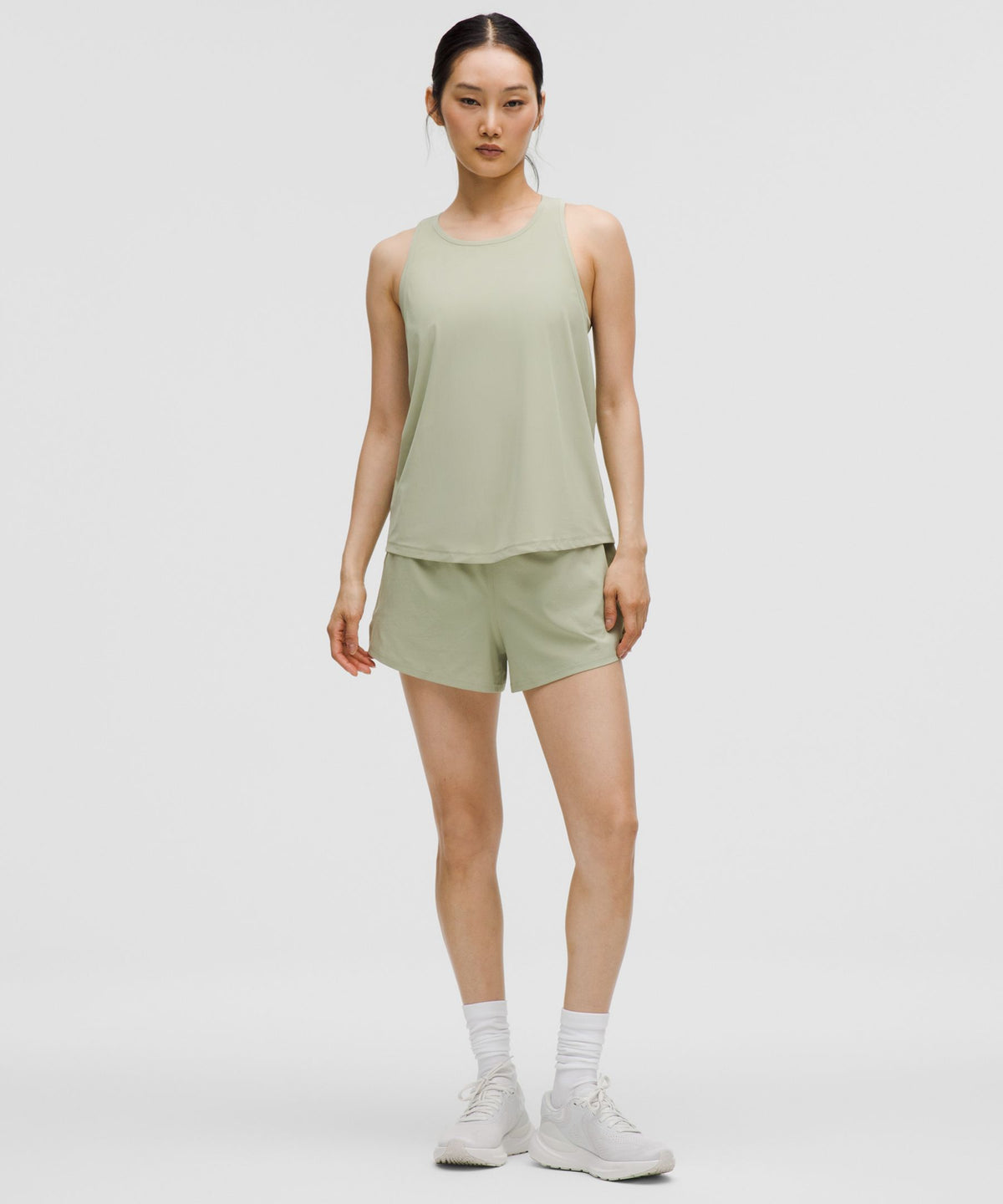 Ruched Racerback Tank Top