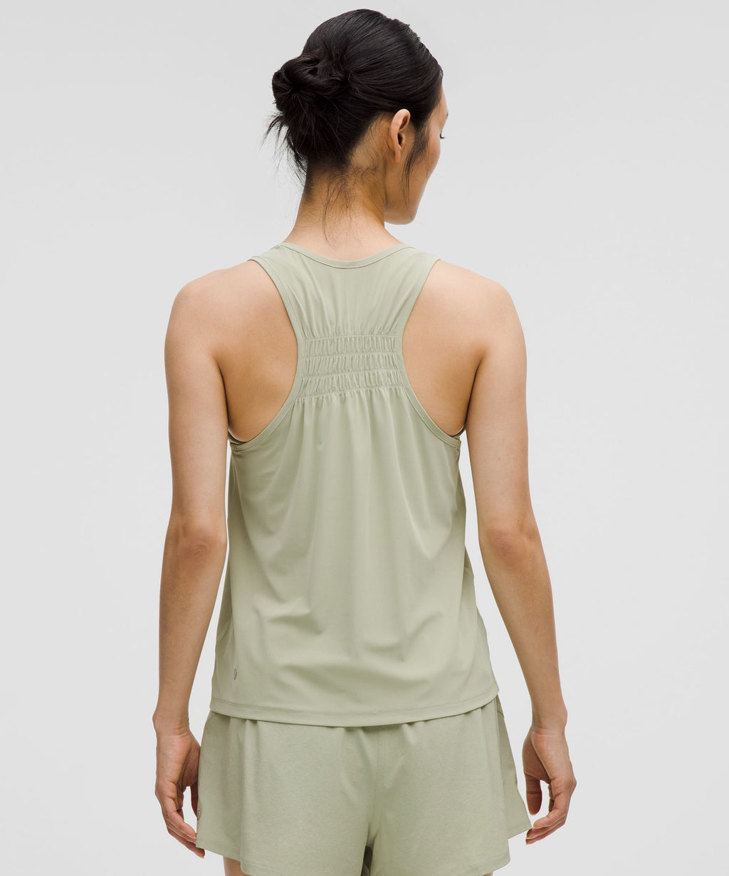 Ruched Racerback Tank Top