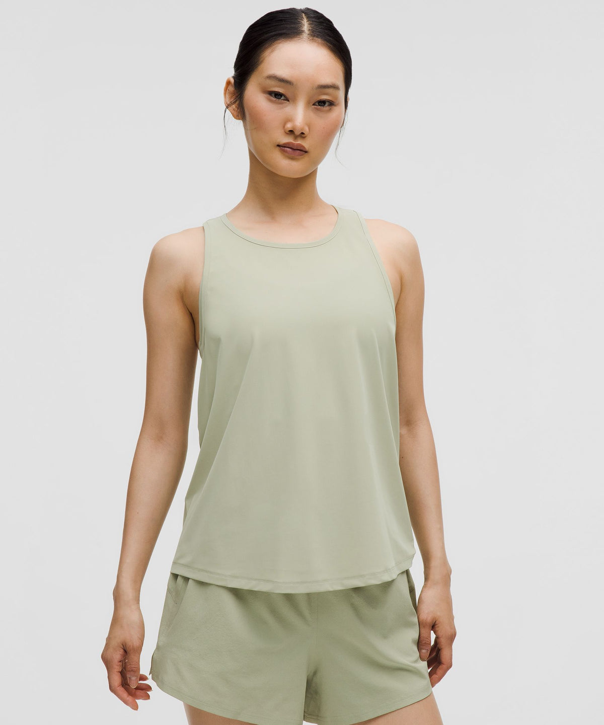Ruched Racerback Tank Top