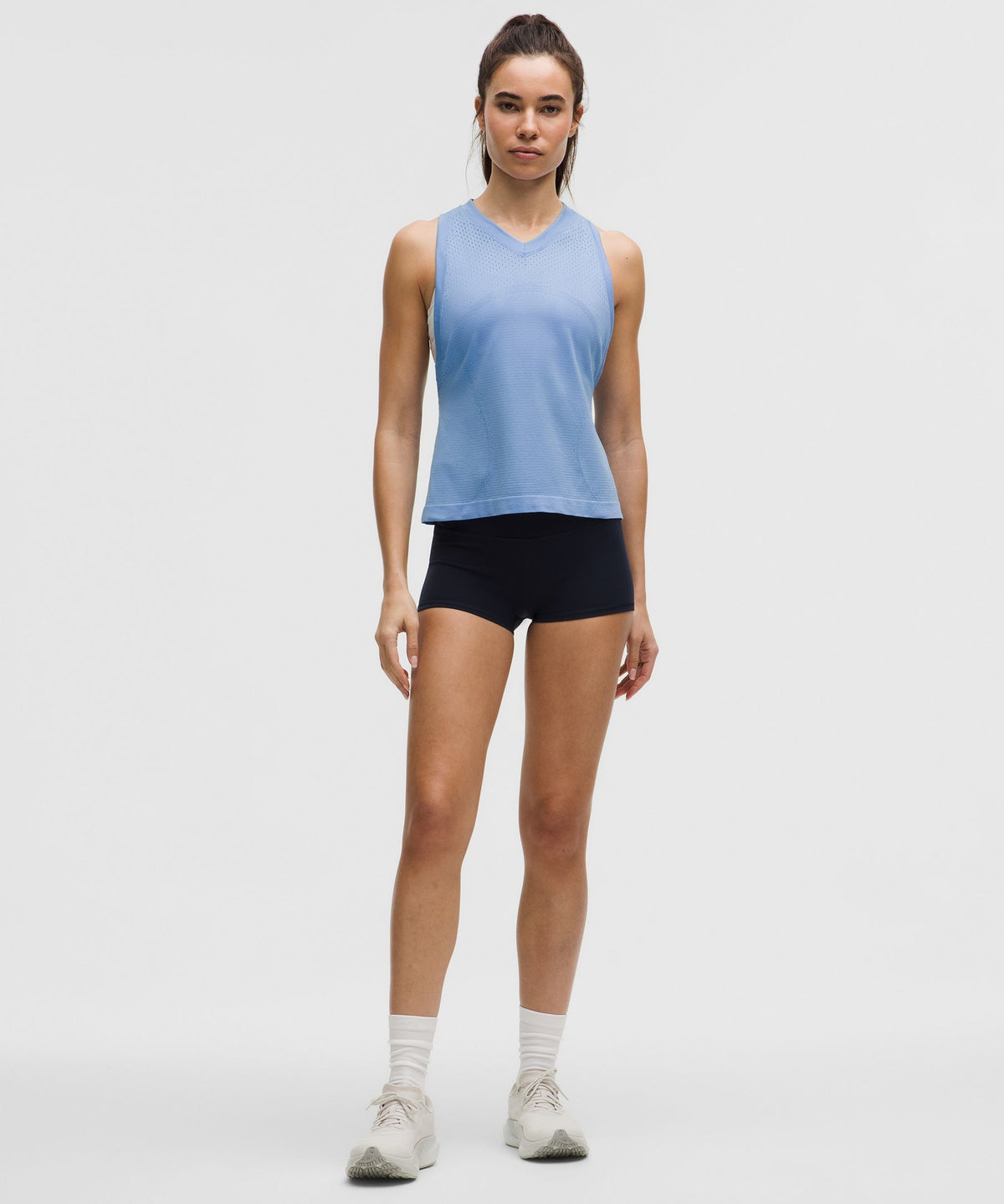 Swiftly Open-Hole V-Neck Tank Top