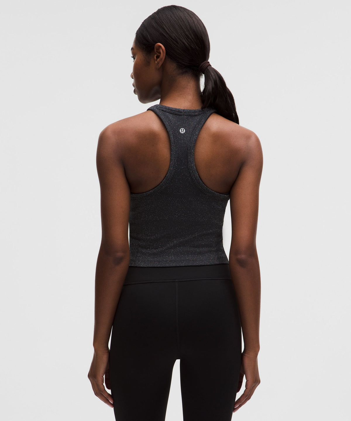Swiftly Tech Cropped Round-Neck Racerback Tank Top 2.0Sparkle