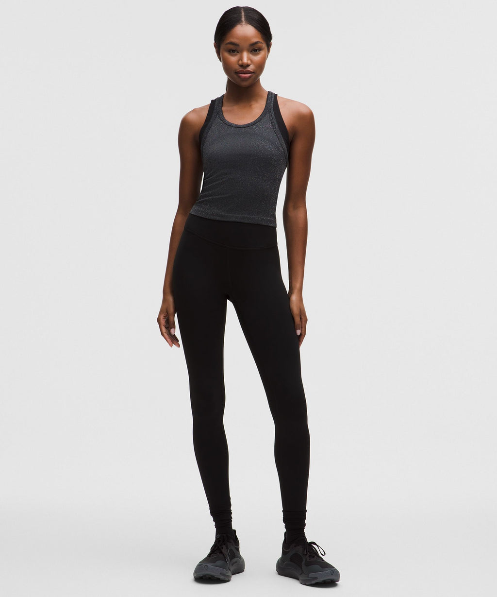 Swiftly Tech Cropped Round-Neck Racerback Tank Top 2.0Sparkle