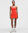 Scoop-Neck Cutout Tennis Dress