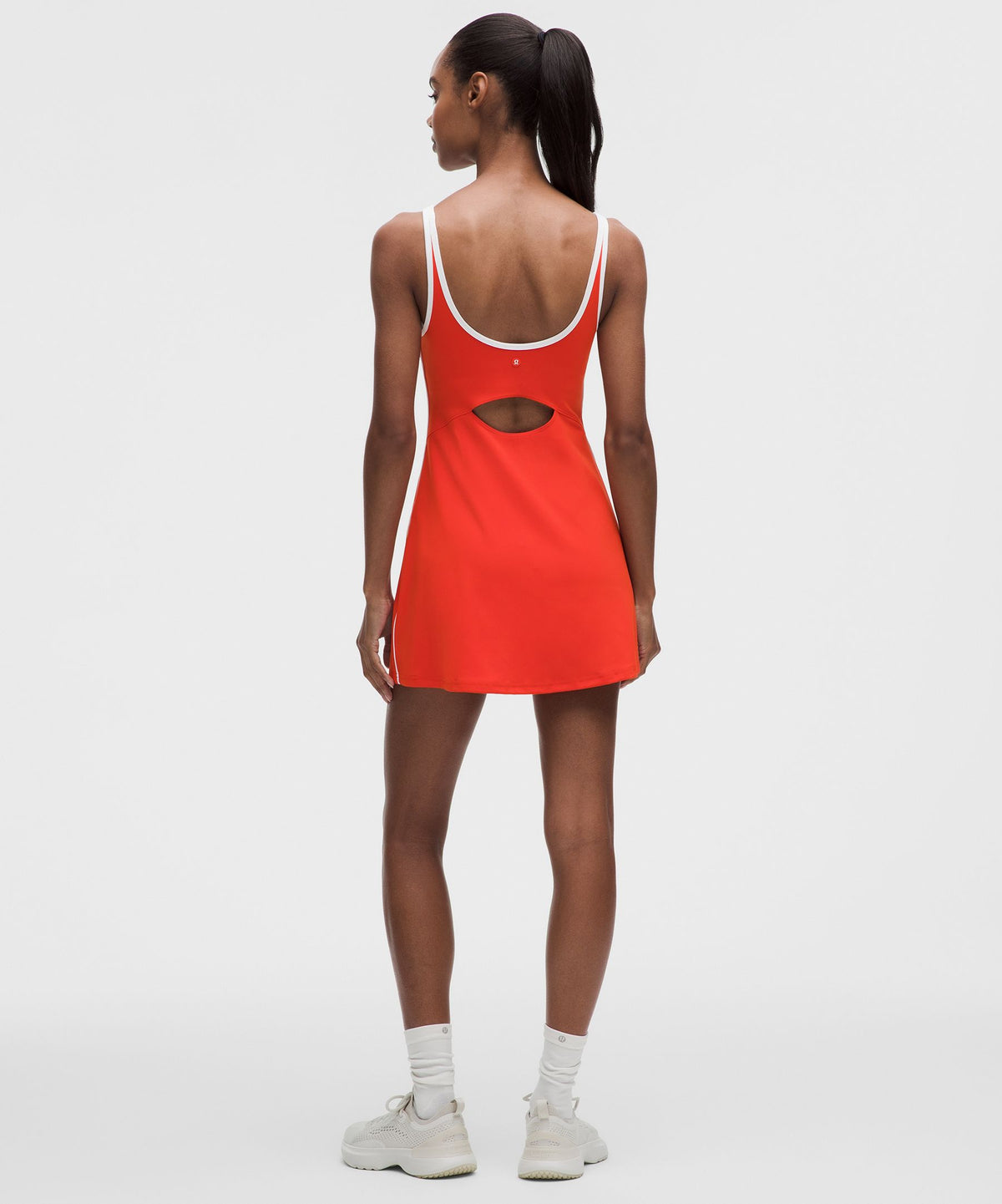 Scoop-Neck Cutout Tennis Dress