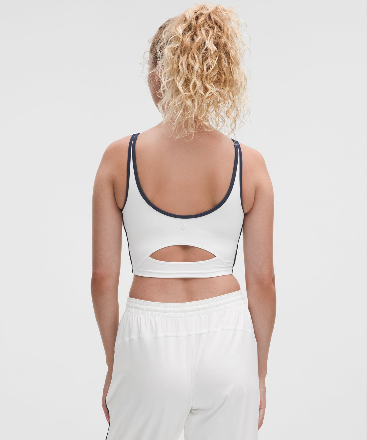 Scoop-Neck Cutout Tennis Tank TopMedium Support, B/C Cup