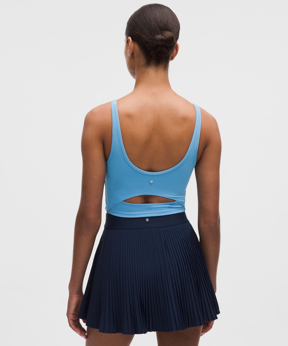 Scoop-Neck Cutout Tennis Tank TopMedium Support, B/C Cup