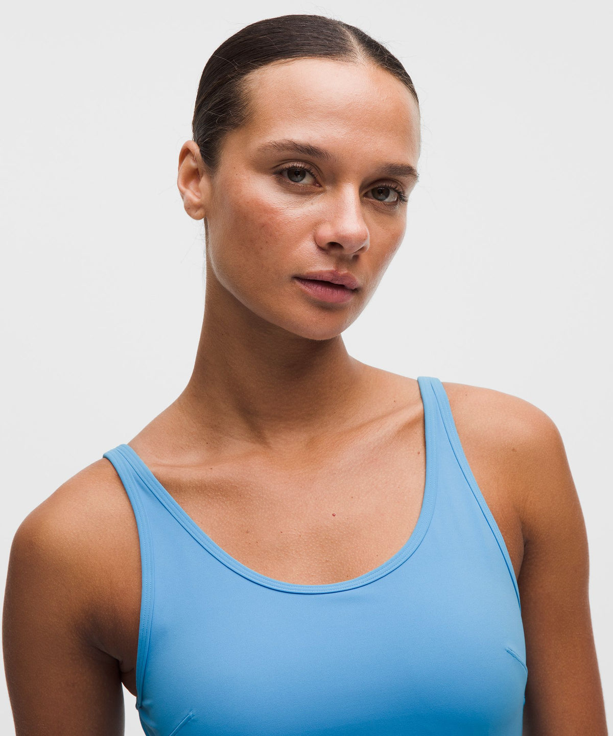 Scoop-Neck Cutout Tennis Tank TopMedium Support, B/C Cup