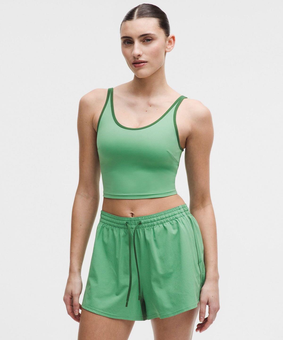 Scoop-Neck Cutout Tennis Tank TopMedium Support, B/C Cup